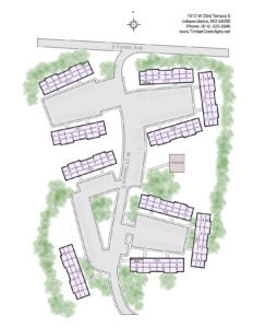 Timber Creek Apartments site map